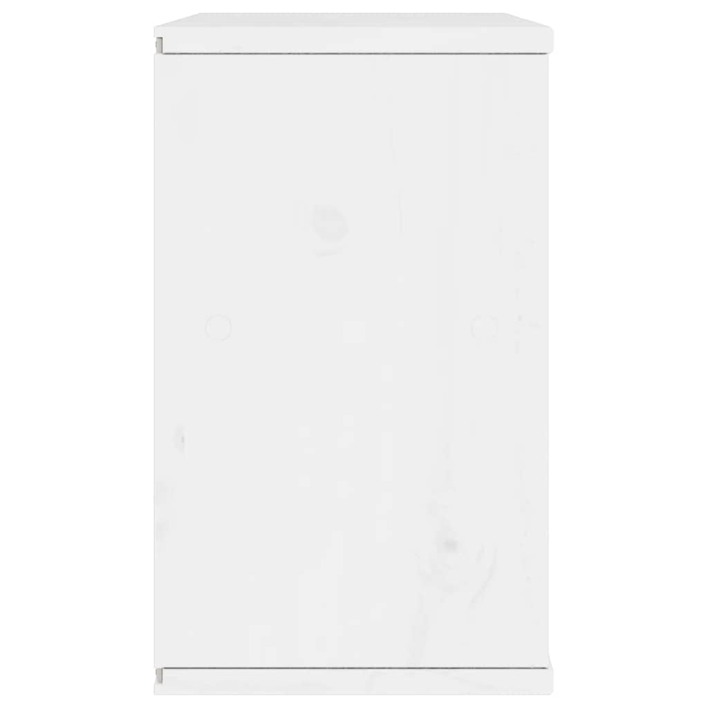 Tv-meubel ODDA 79x24x40 cm massief grenenhout wit is nu te koop bij PeponiXL, paradijselijk wonen!