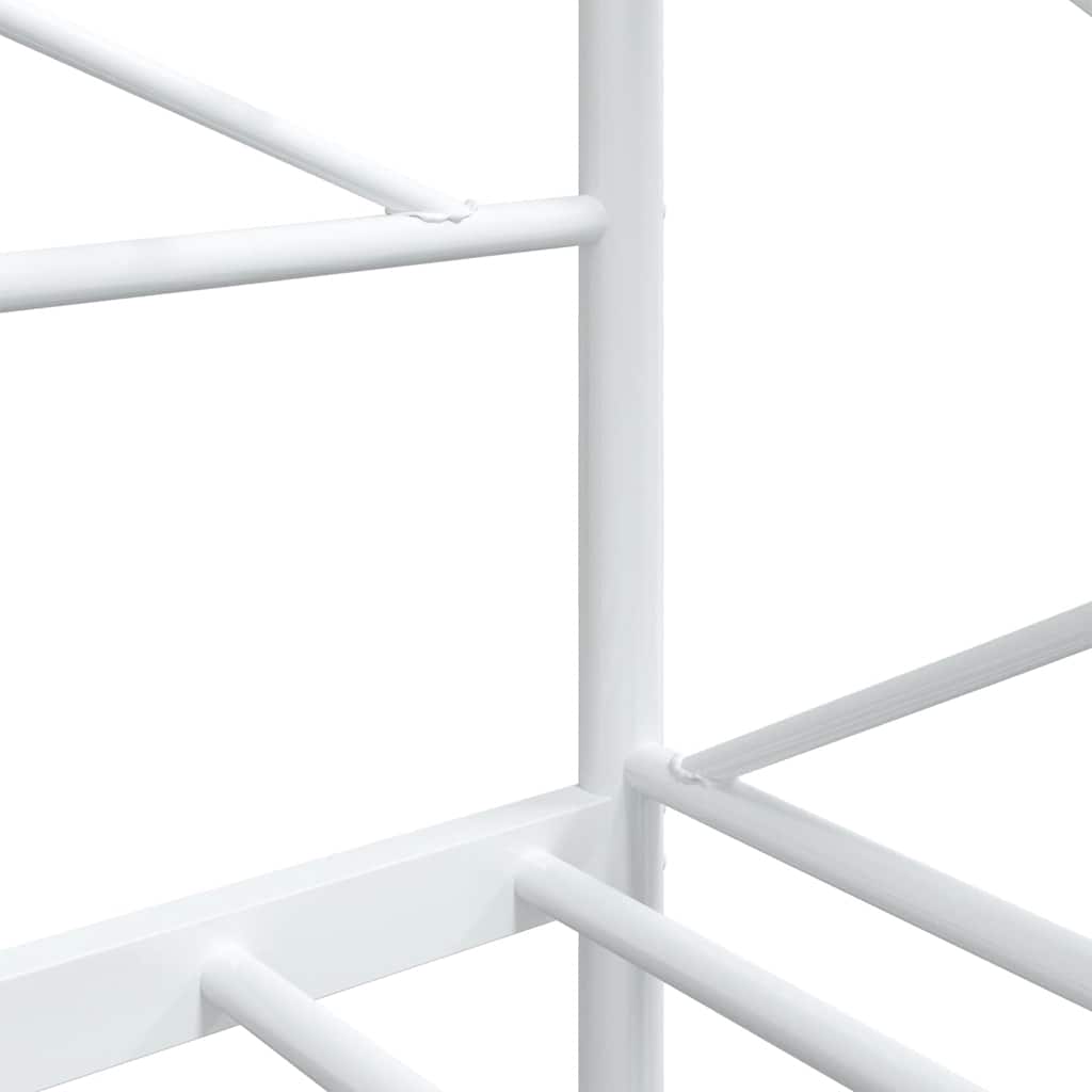 Slaapbank zonder matras 90x200 cm staal wit is nu te koop bij PeponiXL, paradijselijk wonen!