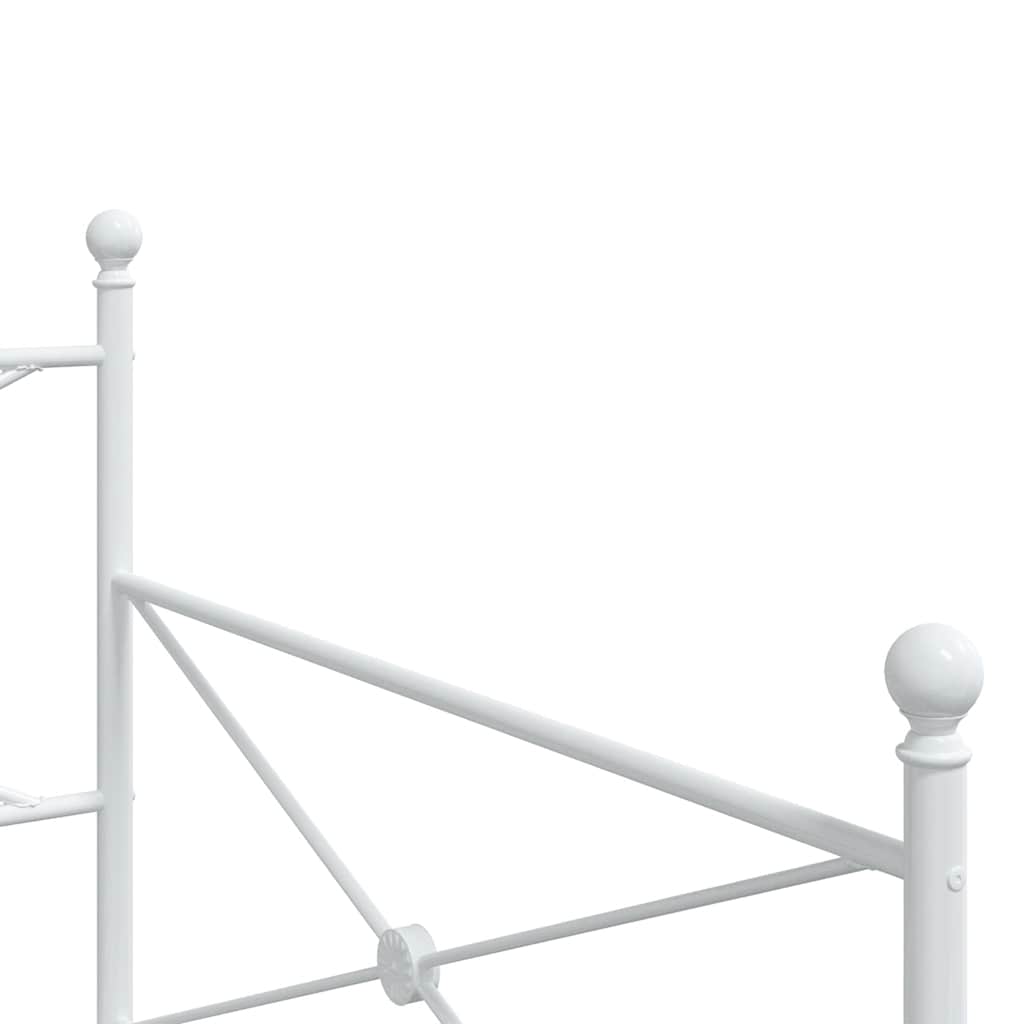 Slaapbank zonder matras 107x203 cm staal wit is nu te koop bij PeponiXL, paradijselijk wonen!
