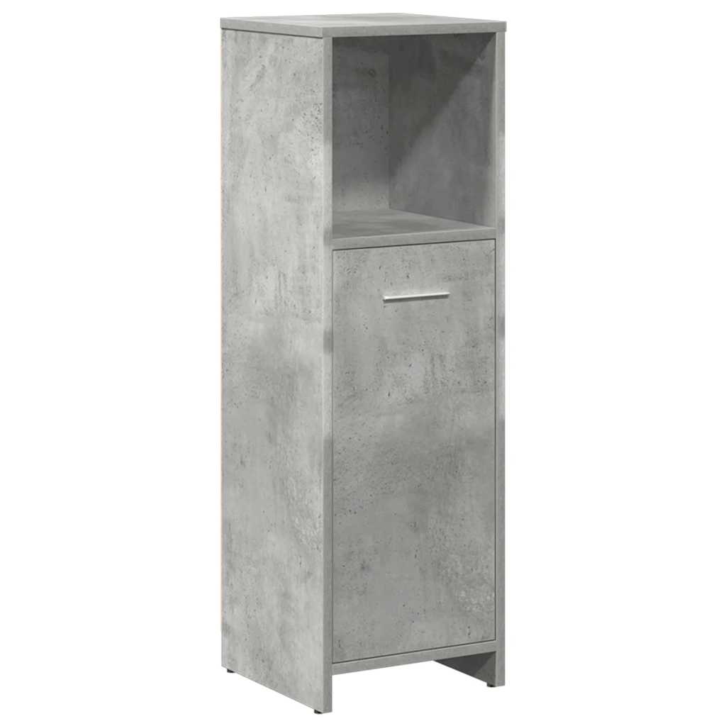 3-delige Badkamermeubelset bewerkt hout betongrijs is nu te koop bij PeponiXL, paradijselijk wonen!