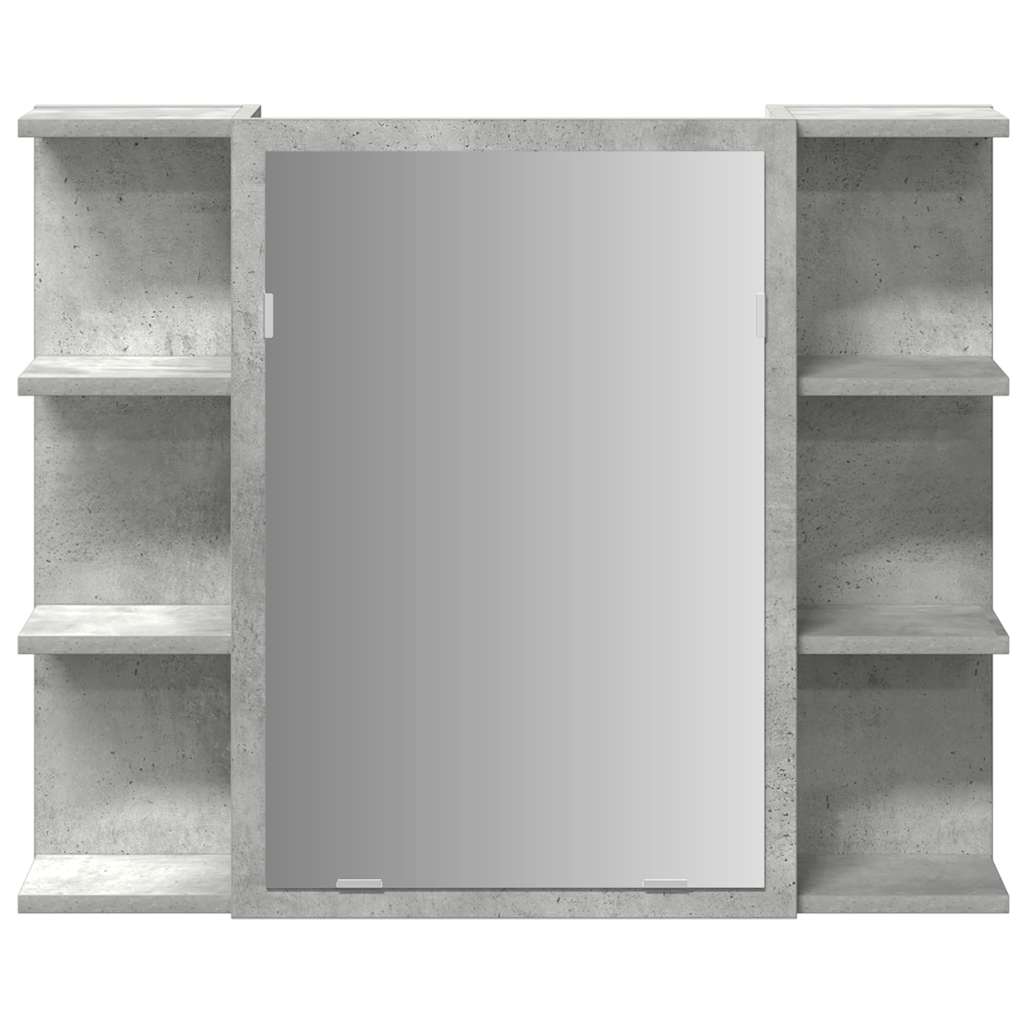 3-delige Badkamermeubelset bewerkt hout betongrijs is nu te koop bij PeponiXL, paradijselijk wonen!