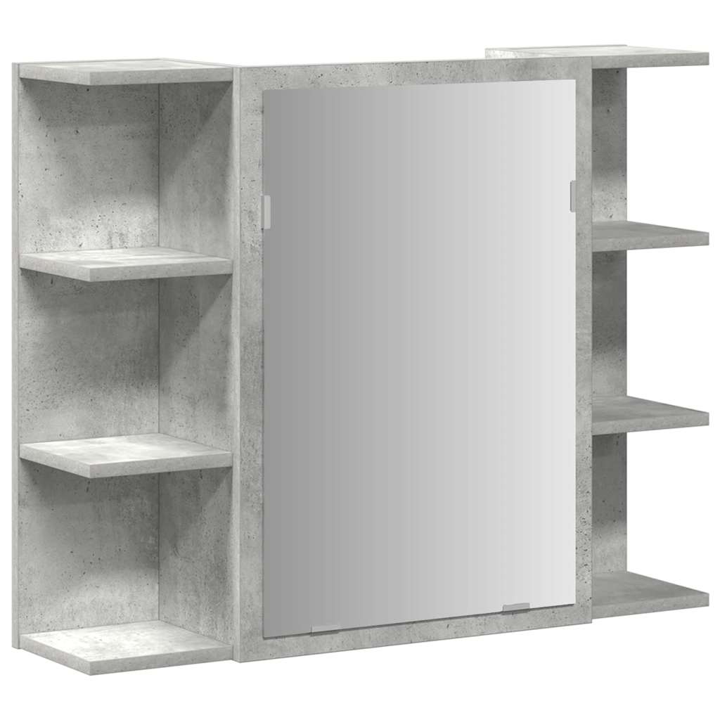 3-delige Badkamermeubelset bewerkt hout betongrijs is nu te koop bij PeponiXL, paradijselijk wonen!