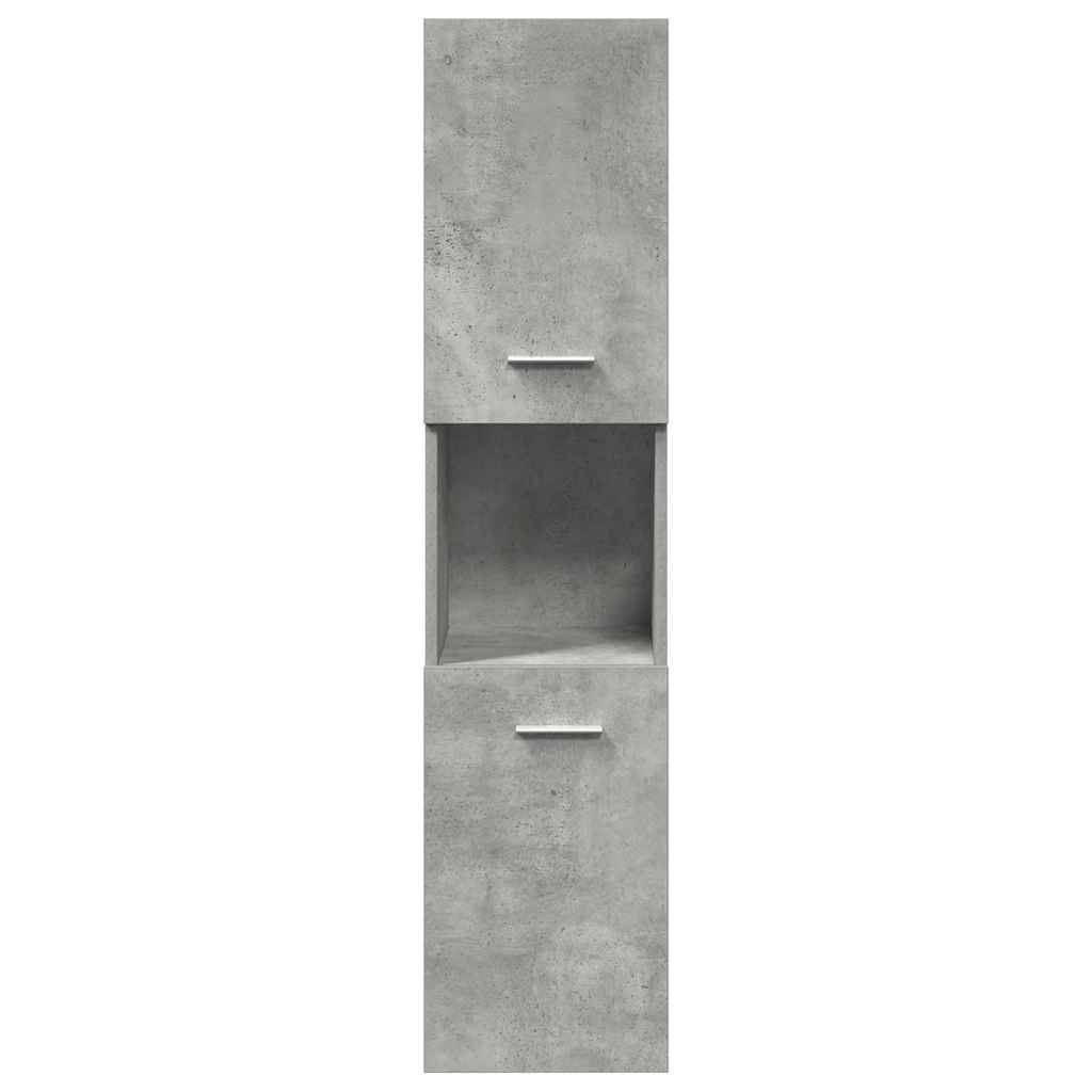 3-delige Badkamermeubelset bewerkt hout betongrijs is nu te koop bij PeponiXL, paradijselijk wonen!