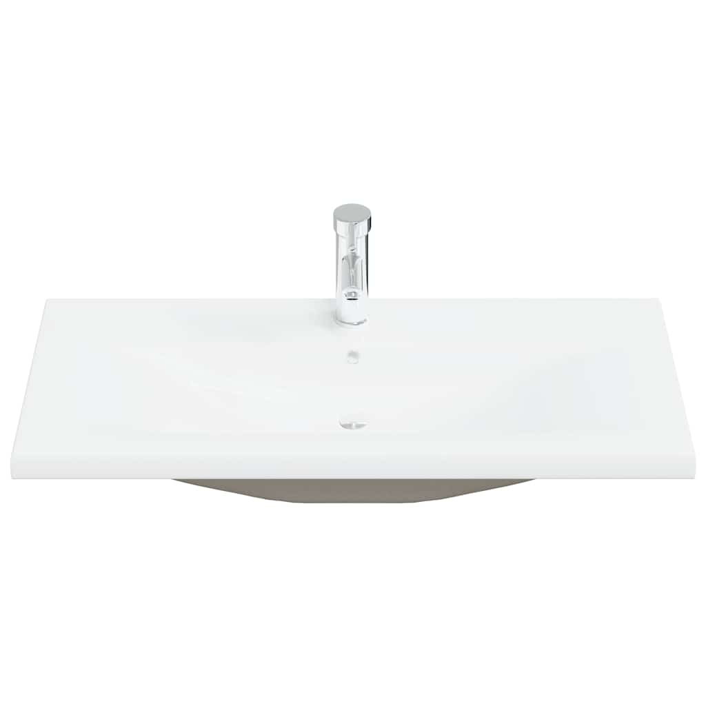 5-delige Badkamermeubelset bewerkt hout betongrijs is nu te koop bij PeponiXL, paradijselijk wonen!