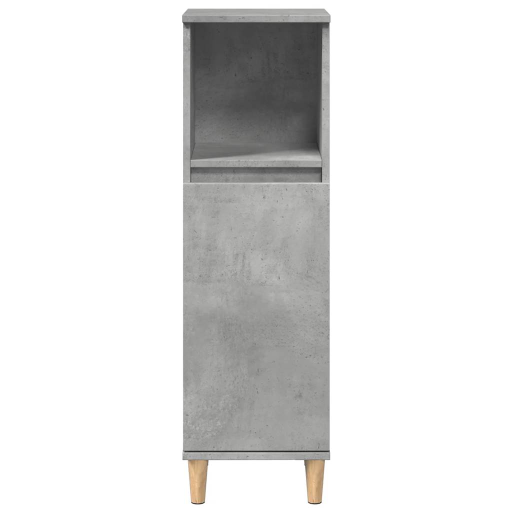 3-delige Badkamermeubelset bewerkt hout betongrijs is nu te koop bij PeponiXL, paradijselijk wonen!