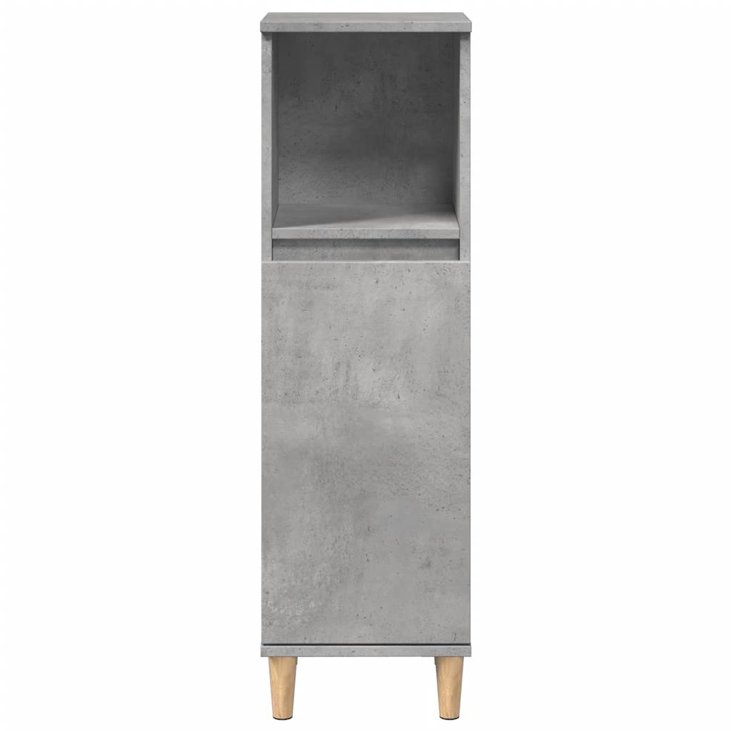 3-delige Badkamermeubelset bewerkt hout betongrijs is nu te koop bij PeponiXL, paradijselijk wonen!