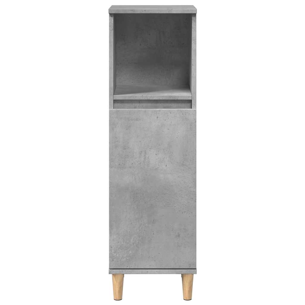 3-delige Badkamermeubelset bewerkt hout betongrijs is nu te koop bij PeponiXL, paradijselijk wonen!