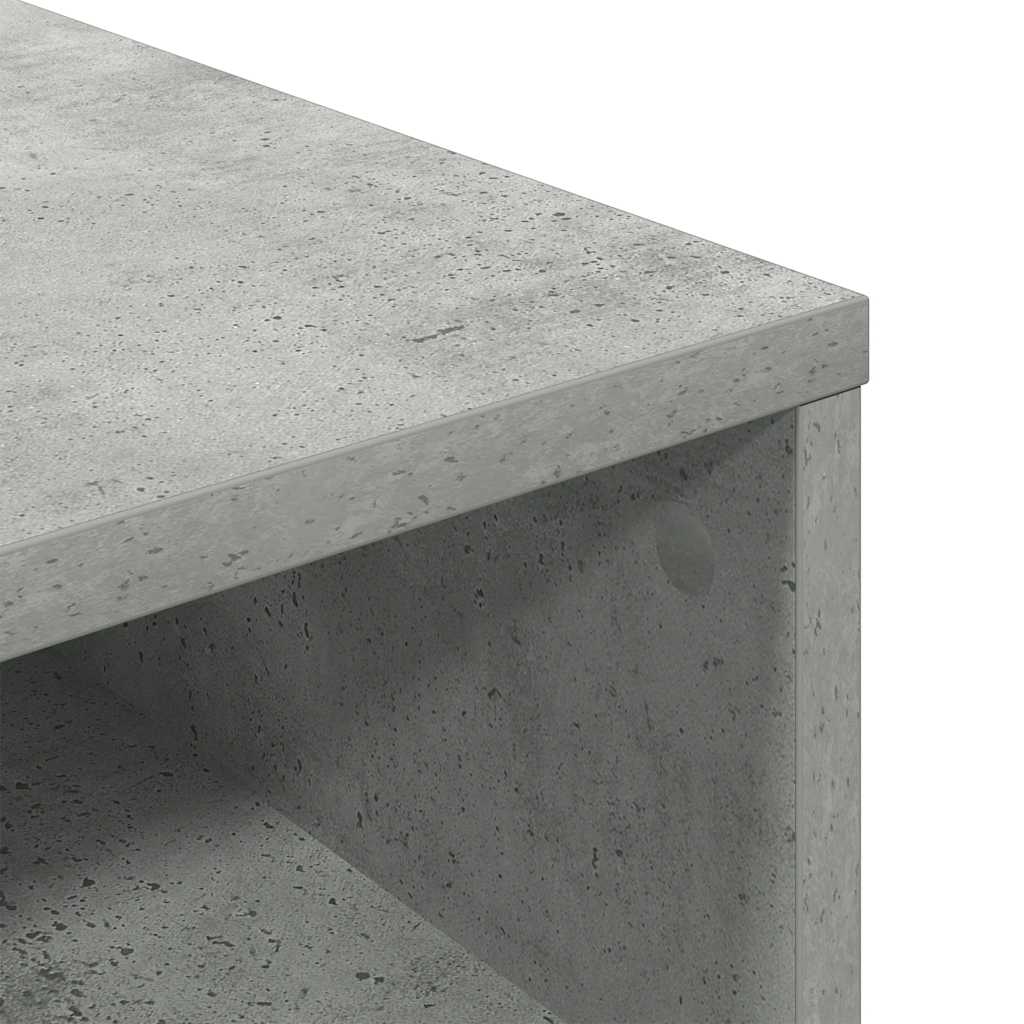 Boekenkast 34x31x80 cm bewerkt hout betongrijs is nu te koop bij PeponiXL, paradijselijk wonen!