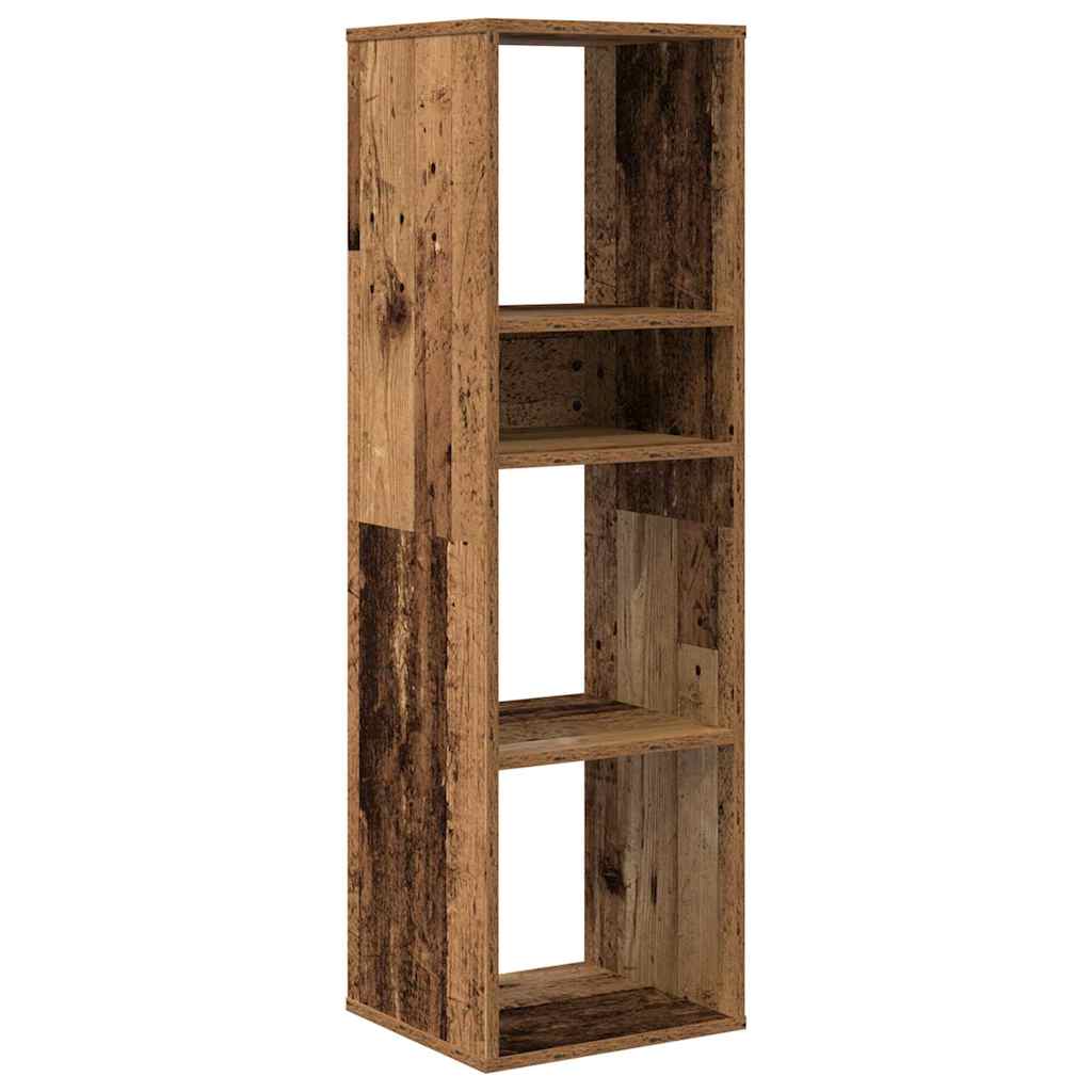 Boekenkast 34x31x112 cm bewerkt hout oud houtkleurig is nu te koop bij PeponiXL, paradijselijk wonen!