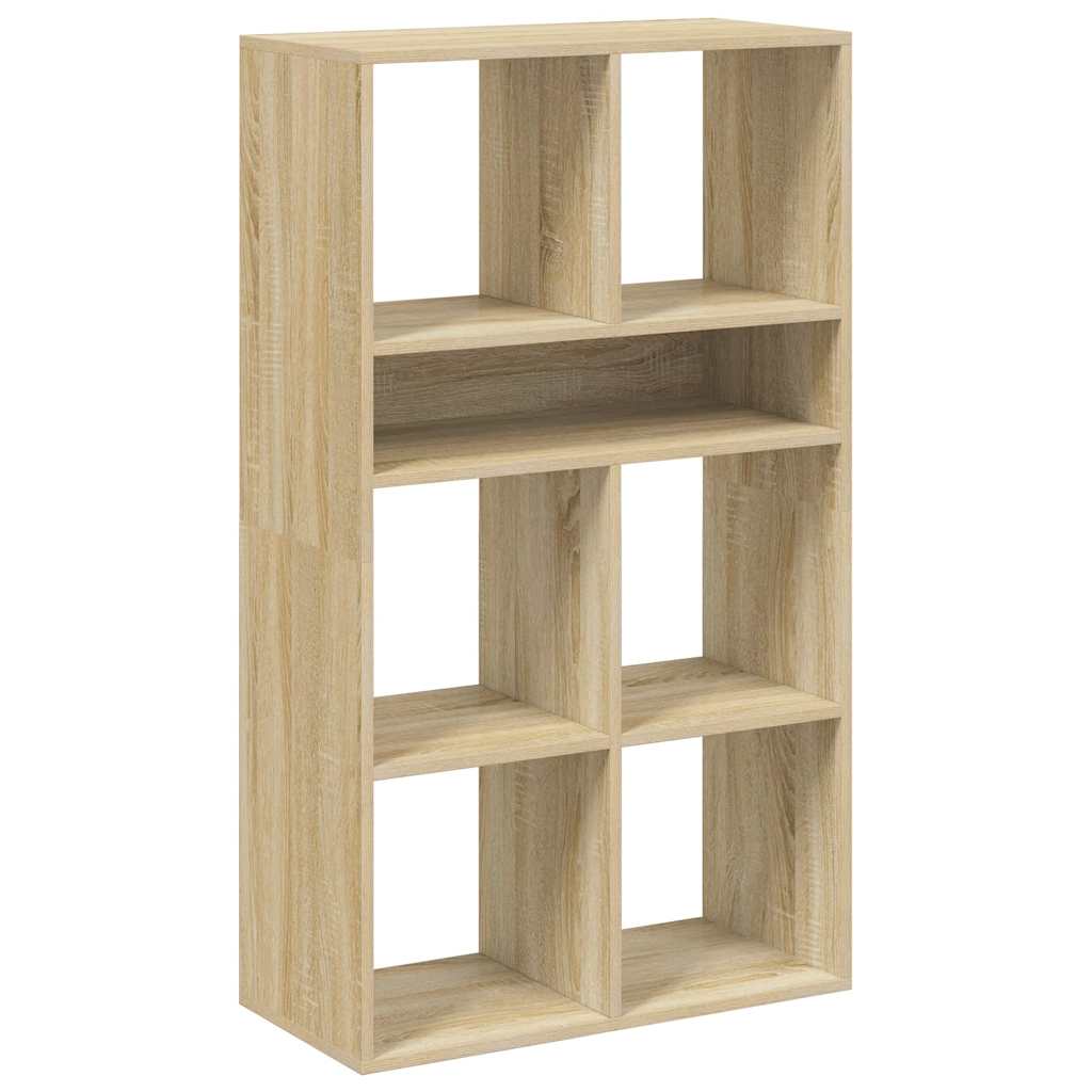 Boekenkast 66x31x112 cm bewerkt hout sonoma eikenkleurig is nu te koop bij PeponiXL, paradijselijk wonen!