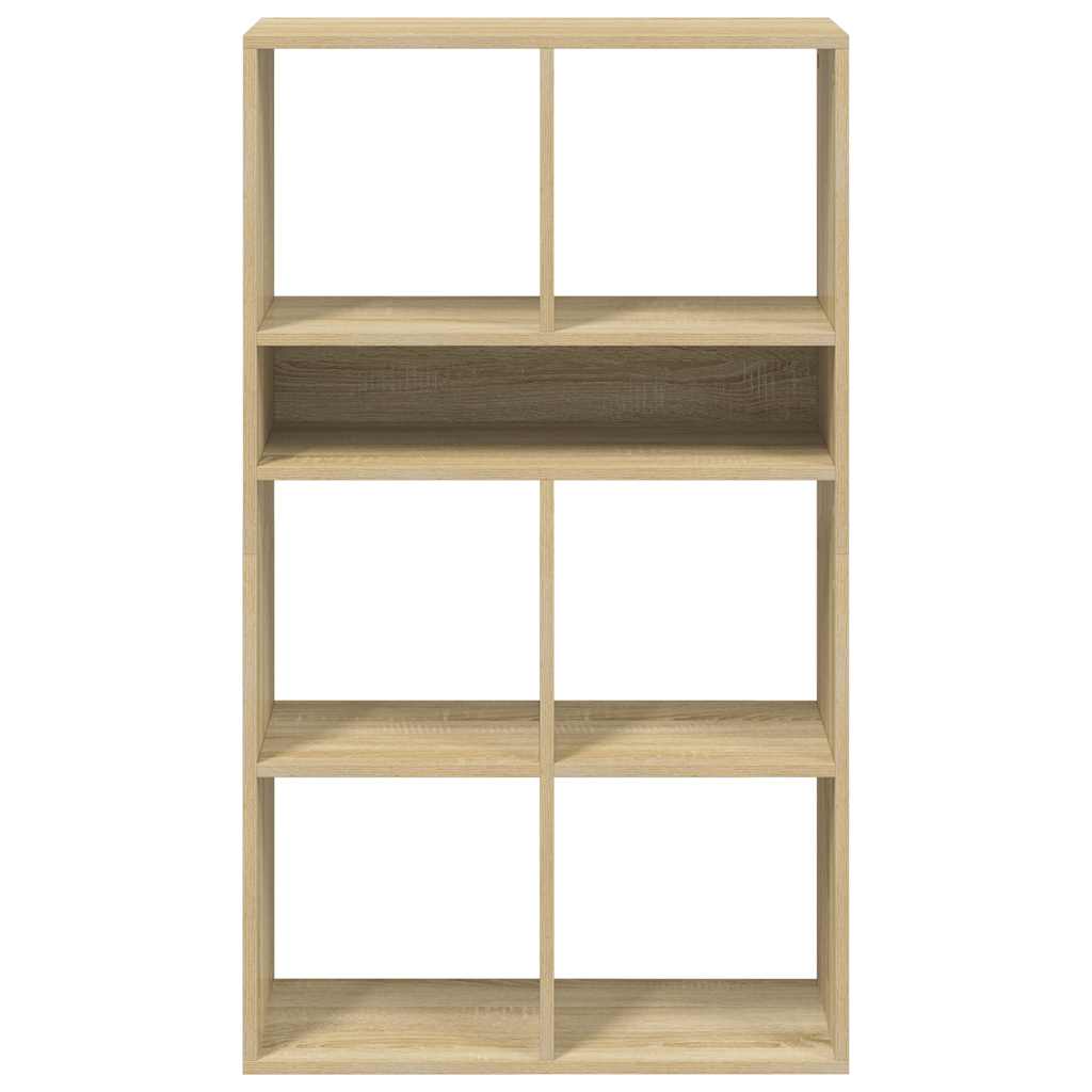 Boekenkast 66x31x112 cm bewerkt hout sonoma eikenkleurig is nu te koop bij PeponiXL, paradijselijk wonen!