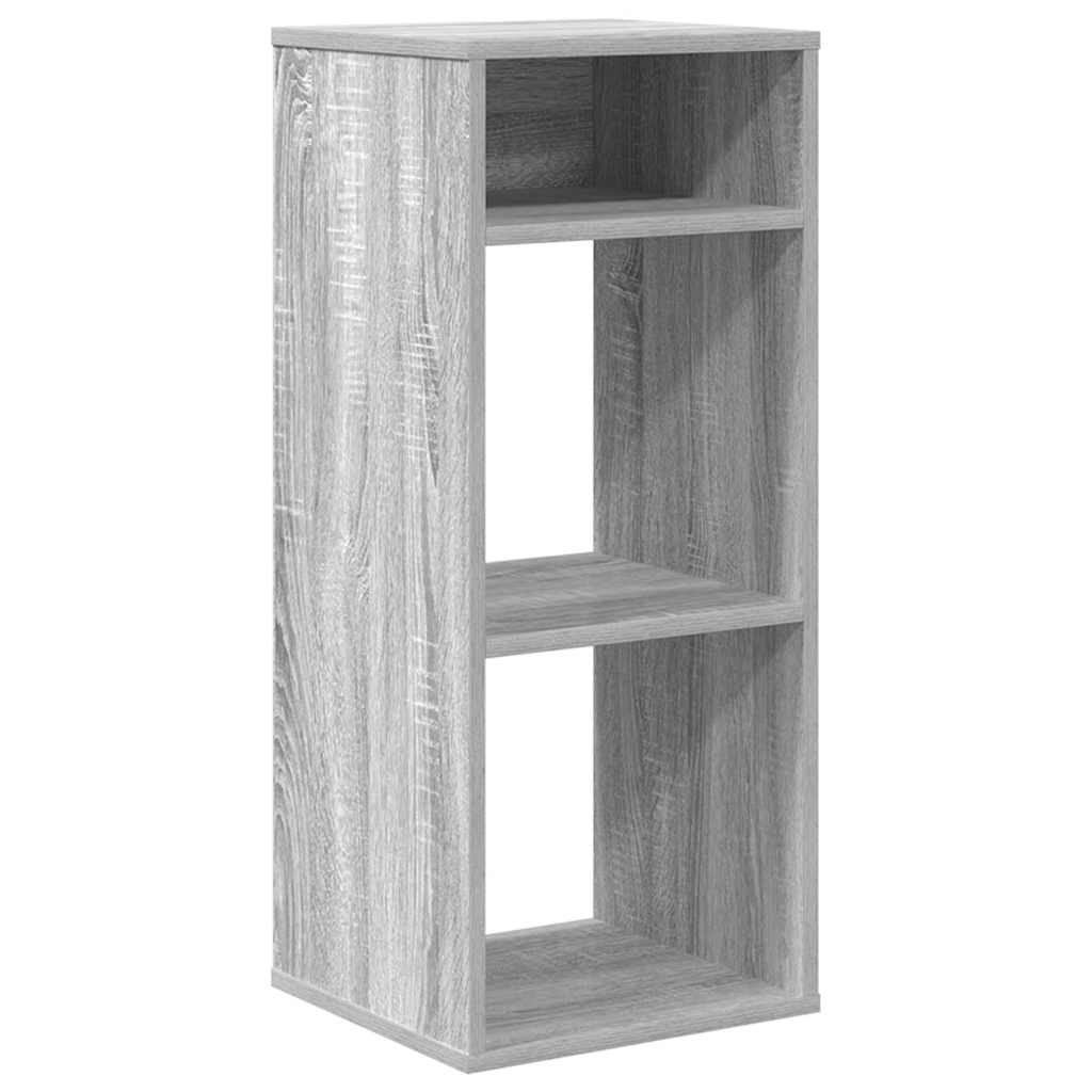 Boekenkast 34x31x80 cm bewerkt hout grijs sonoma eikenkleurig is nu te koop bij PeponiXL, paradijselijk wonen!