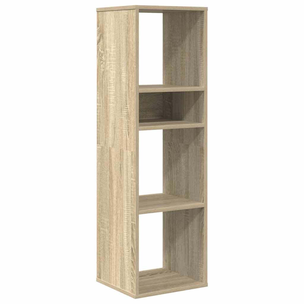 Boekenkast 34x31x112 cm bewerkt hout sonoma eikenkleurig is nu te koop bij PeponiXL, paradijselijk wonen!