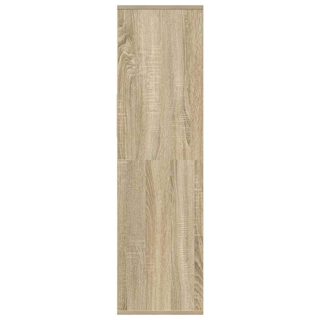 Boekenkast 34x31x112 cm bewerkt hout sonoma eikenkleurig is nu te koop bij PeponiXL, paradijselijk wonen!