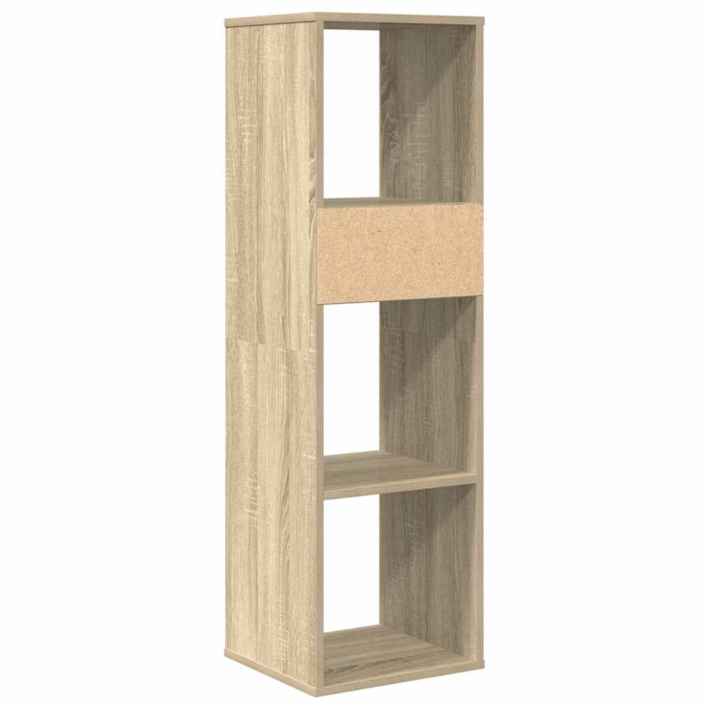 Boekenkast 34x31x112 cm bewerkt hout sonoma eikenkleurig is nu te koop bij PeponiXL, paradijselijk wonen!