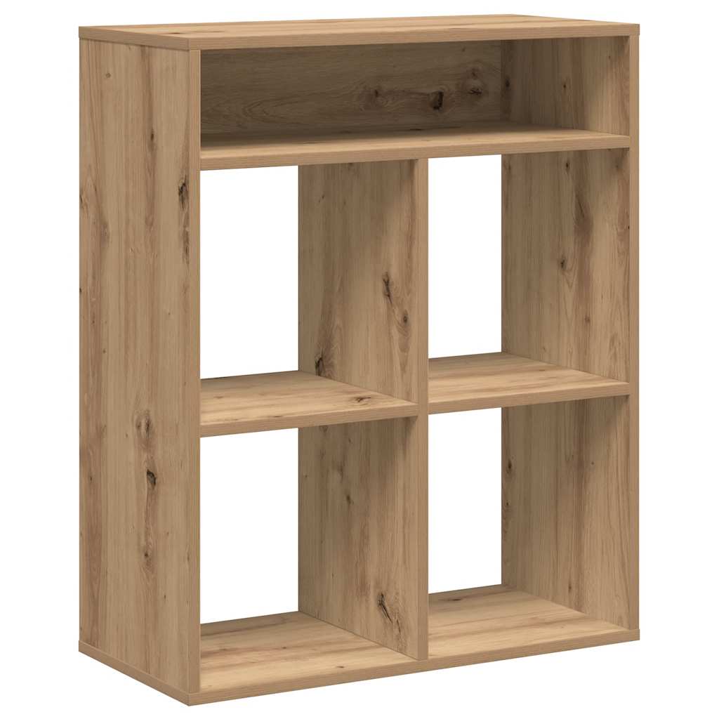 Boekenkast 66x31x80 cm bewerkt hout artisanaal eikenkleur is nu te koop bij PeponiXL, paradijselijk wonen!