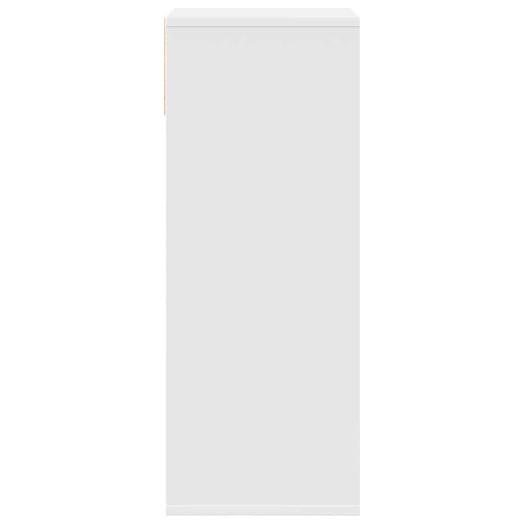 Boekenkast 34x31x80 cm bewerkt hout wit is nu te koop bij PeponiXL, paradijselijk wonen!