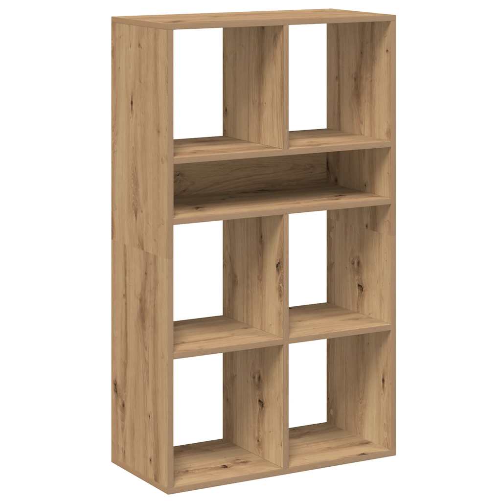 Boekenkast 66x31x112 cm bewerkt hout artisanaal eikenkleur is nu te koop bij PeponiXL, paradijselijk wonen!