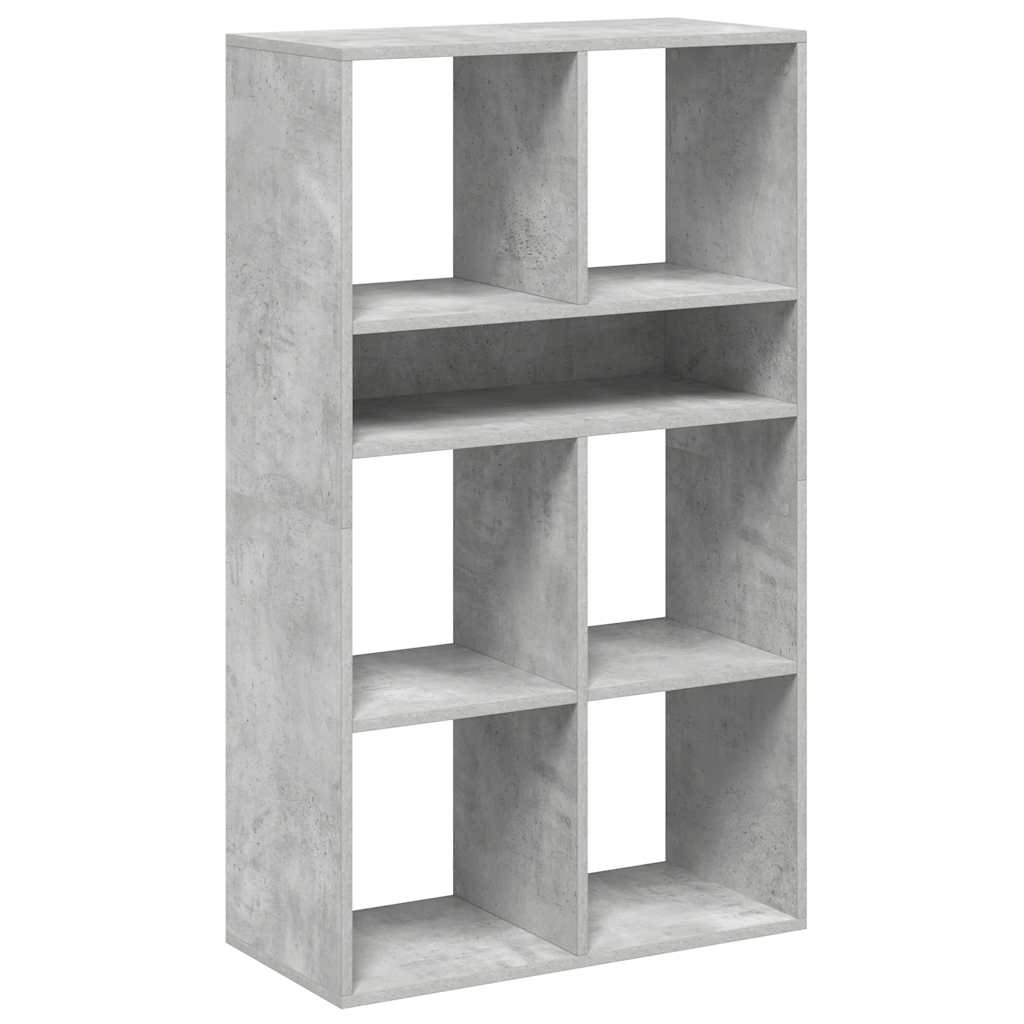 Boekenkast 66x31x112 cm bewerkt hout betongrijs is nu te koop bij PeponiXL, paradijselijk wonen!