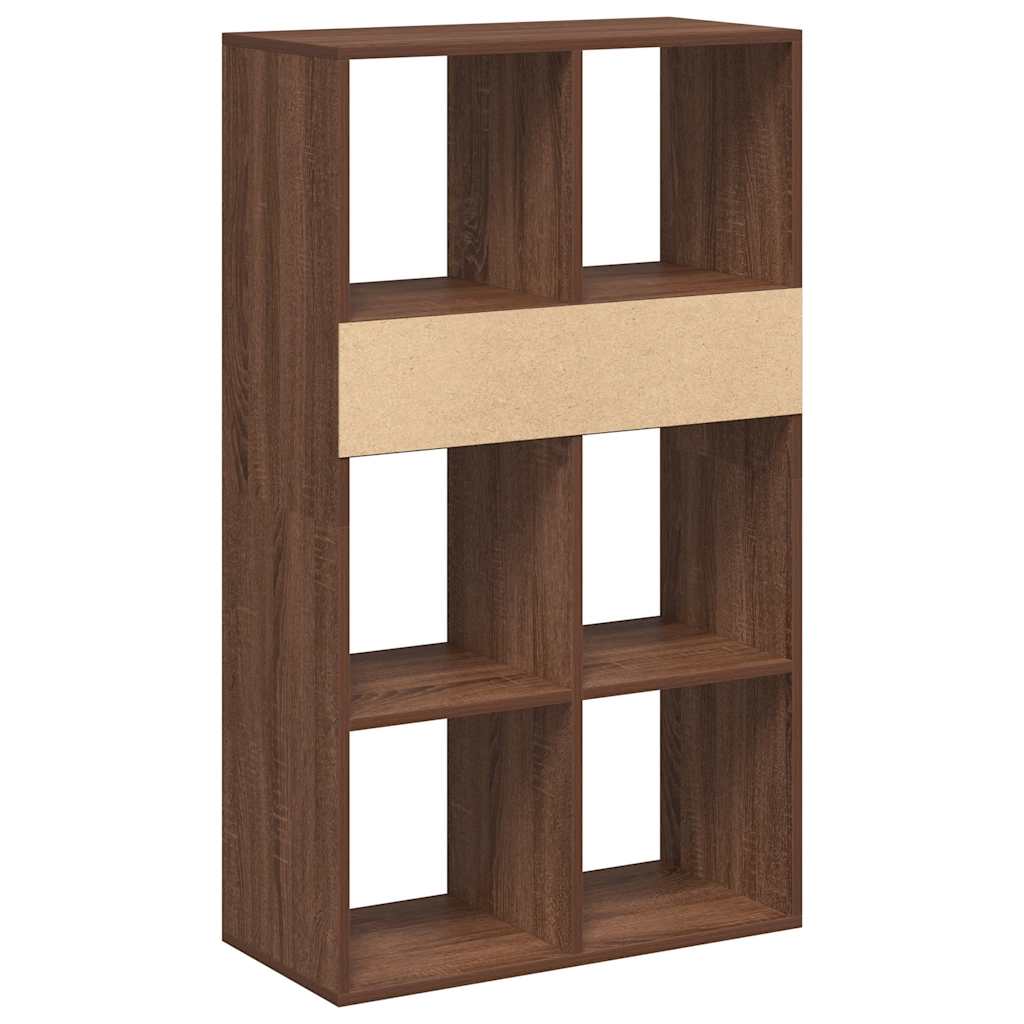 Boekenkast 66x31x112 cm bewerkt hout bruin eikenkleur is nu te koop bij PeponiXL, paradijselijk wonen!