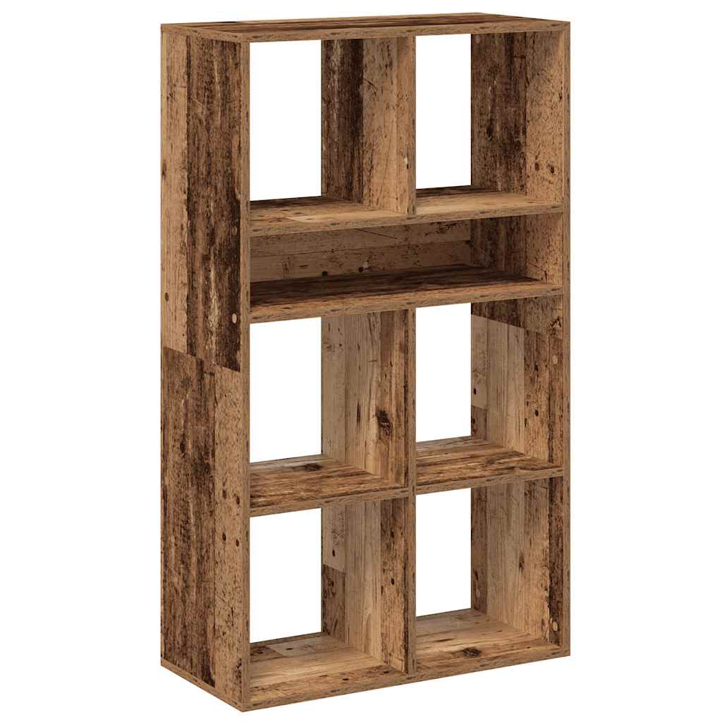 Boekenkast 66x31x112 cm bewerkt hout oud houtkleurig is nu te koop bij PeponiXL, paradijselijk wonen!