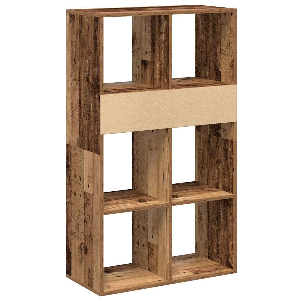 Boekenkast 66x31x112 cm bewerkt hout oud houtkleurig is nu te koop bij PeponiXL, paradijselijk wonen!