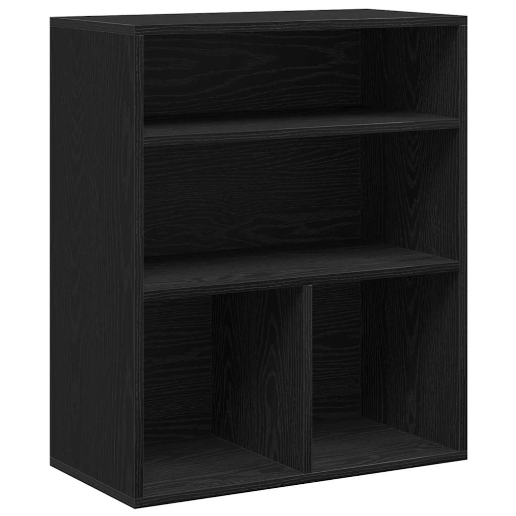 Boekenkast 60x30x71,5 cm bewerkt hout zwart is nu te koop bij PeponiXL, paradijselijk wonen!