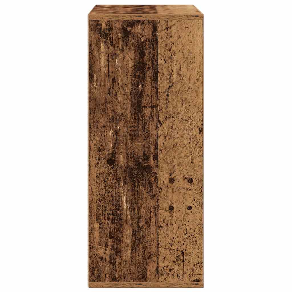 Boekenkast 60x30x71,5 cm bewerkt hout oud houtkleurig is nu te koop bij PeponiXL, paradijselijk wonen!