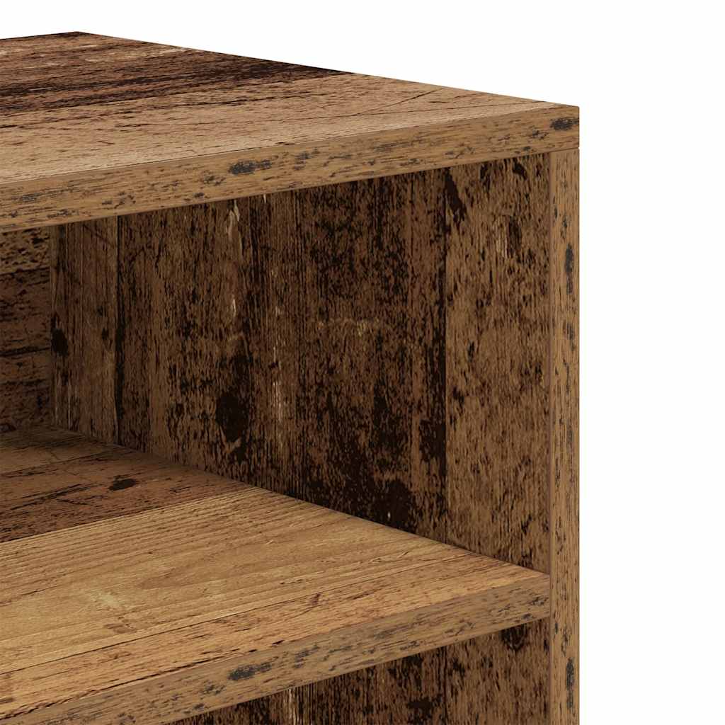 Boekenkast 60x30x71,5 cm bewerkt hout oud houtkleurig is nu te koop bij PeponiXL, paradijselijk wonen!