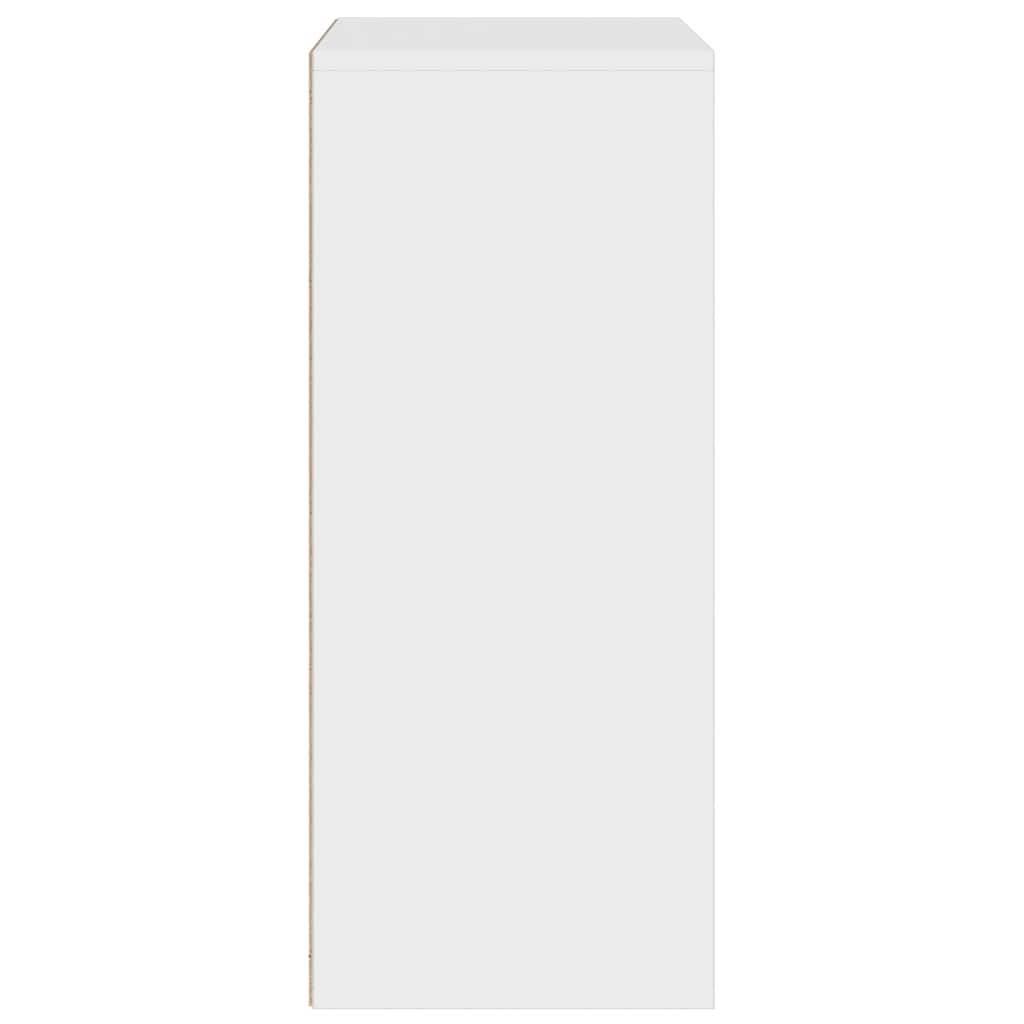 Boekenkast 60x30x71,5 cm bewerkt hout wit is nu te koop bij PeponiXL, paradijselijk wonen!
