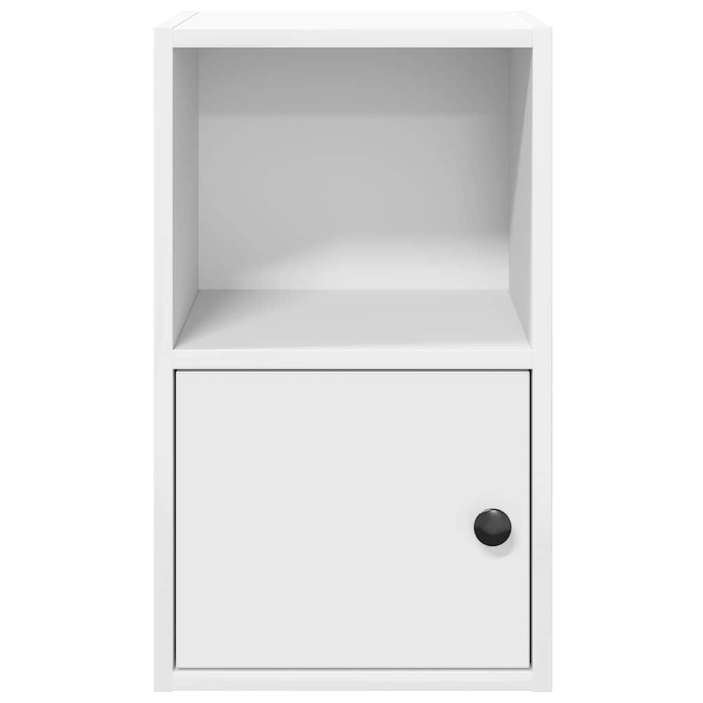 Boekenkast 31x24x52 cm bewerkt hout wit is nu te koop bij PeponiXL, paradijselijk wonen!