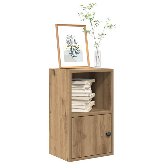 Boekenkast 31x24x52 cm bewerkt hout artisanaal eikenkleurig is nu te koop bij PeponiXL, paradijselijk wonen!