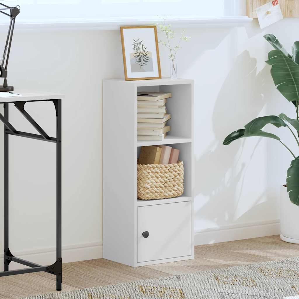 Boekenkast 31x24x77 cm bewerkt hout wit is nu te koop bij PeponiXL, paradijselijk wonen!