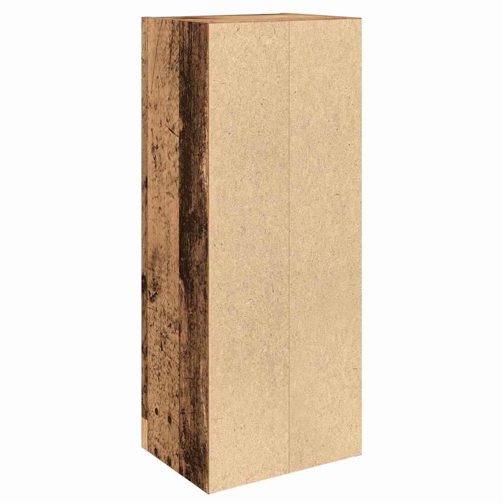 Boekenkast 31x24x77 cm bewerkt hout oud houtkleurig is nu te koop bij PeponiXL, paradijselijk wonen!