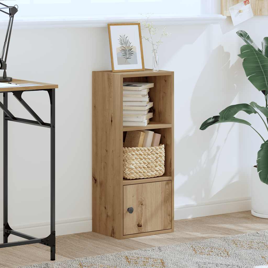 Boekenkast 31x24x77 cm bewerkt hout artisanaal eikenkleurig is nu te koop bij PeponiXL, paradijselijk wonen!