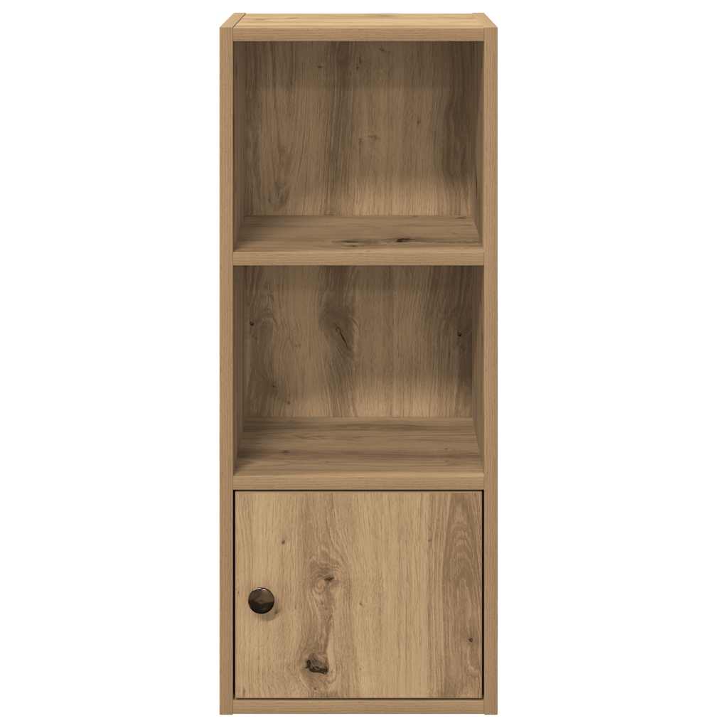 Boekenkast 31x24x77 cm bewerkt hout artisanaal eikenkleurig is nu te koop bij PeponiXL, paradijselijk wonen!