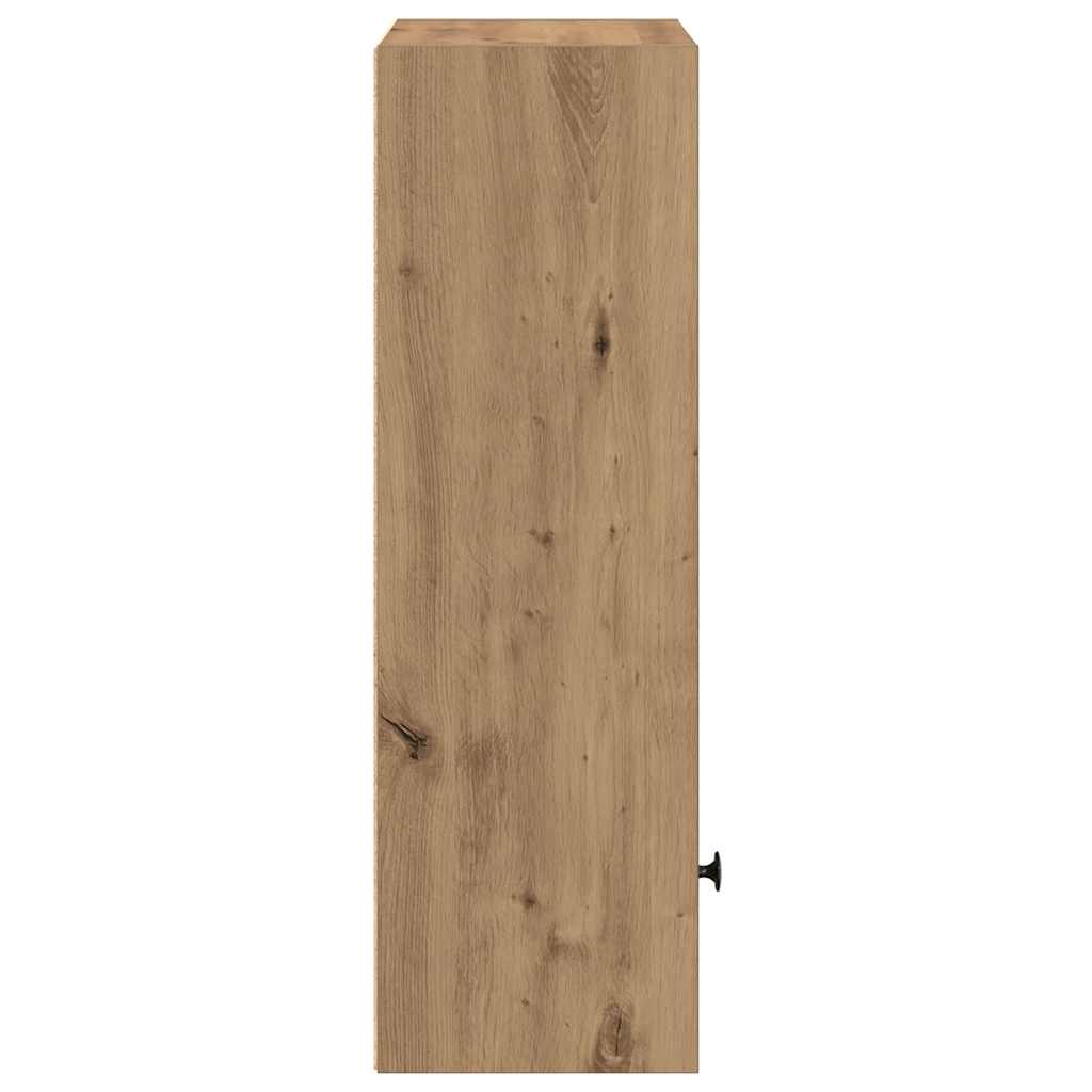 Boekenkast 31x24x77 cm bewerkt hout artisanaal eikenkleurig is nu te koop bij PeponiXL, paradijselijk wonen!