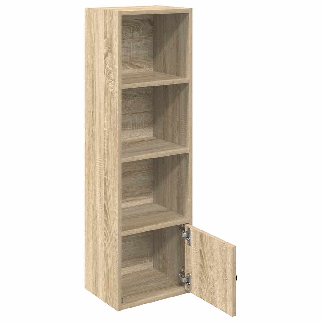 Boekenkast 31x24x102 cm bewerkt hout sonoma eikenkleurig is nu te koop bij PeponiXL, paradijselijk wonen!