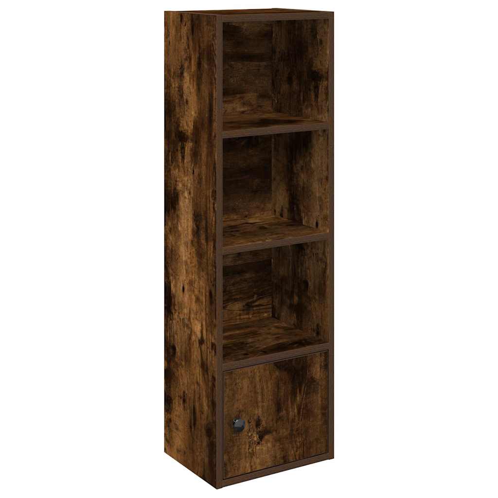 Boekenkast 31x24x102 cm bewerkt hout gerookt eikenkleurig is nu te koop bij PeponiXL, paradijselijk wonen!