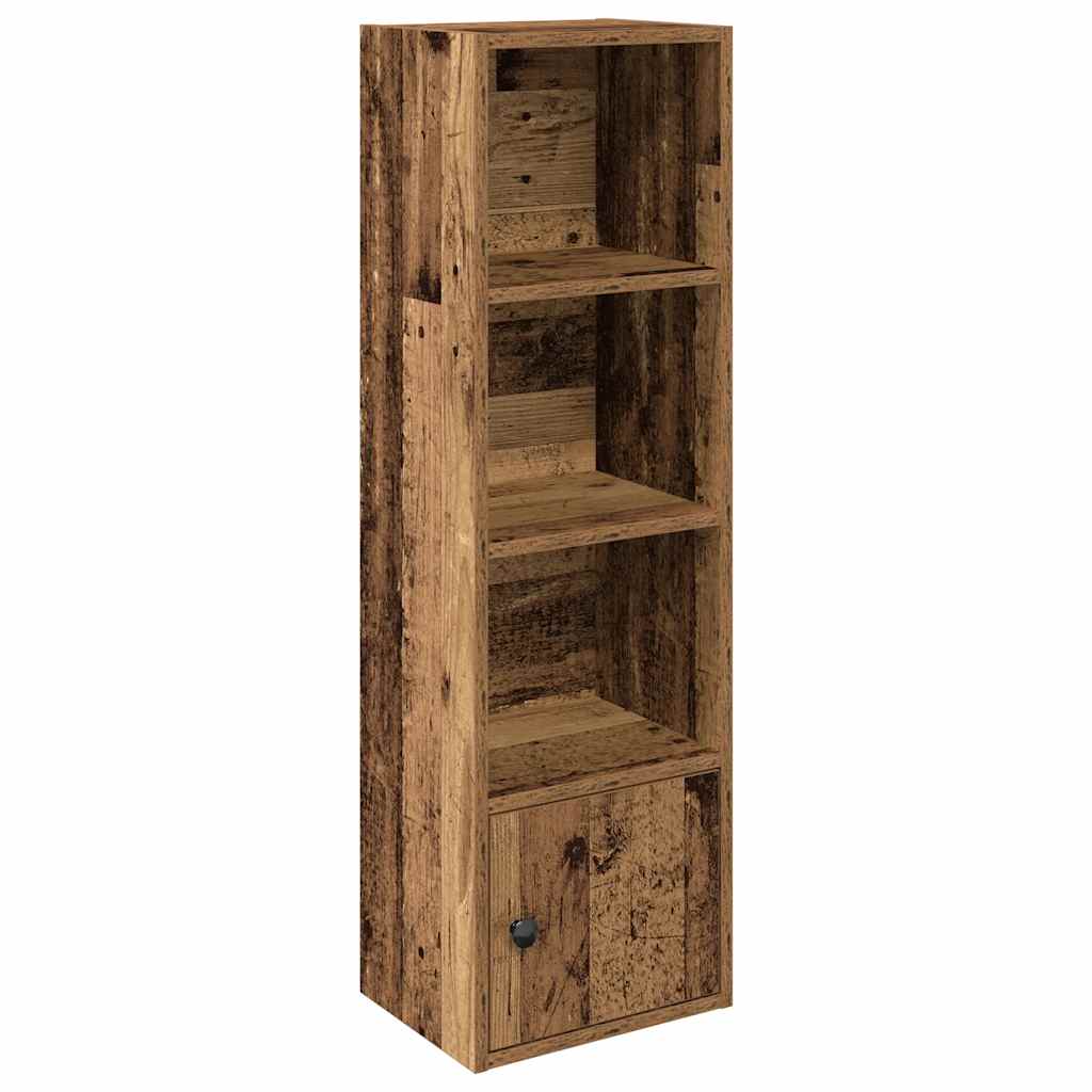 Boekenkast 31x24x102 cm bewerkt hout oud houtkleurig is nu te koop bij PeponiXL, paradijselijk wonen!