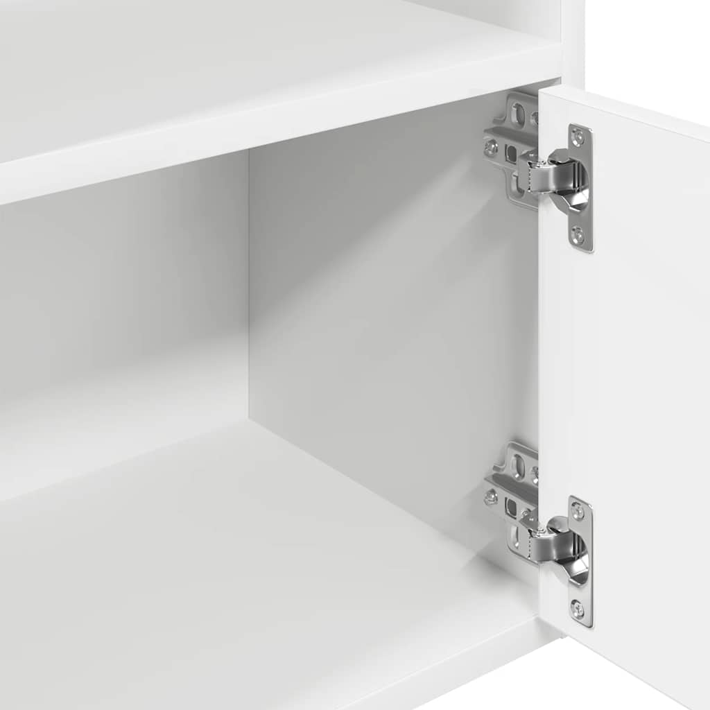 Boekenkast 31x24x127 cm bewerkt hout wit is nu te koop bij PeponiXL, paradijselijk wonen!