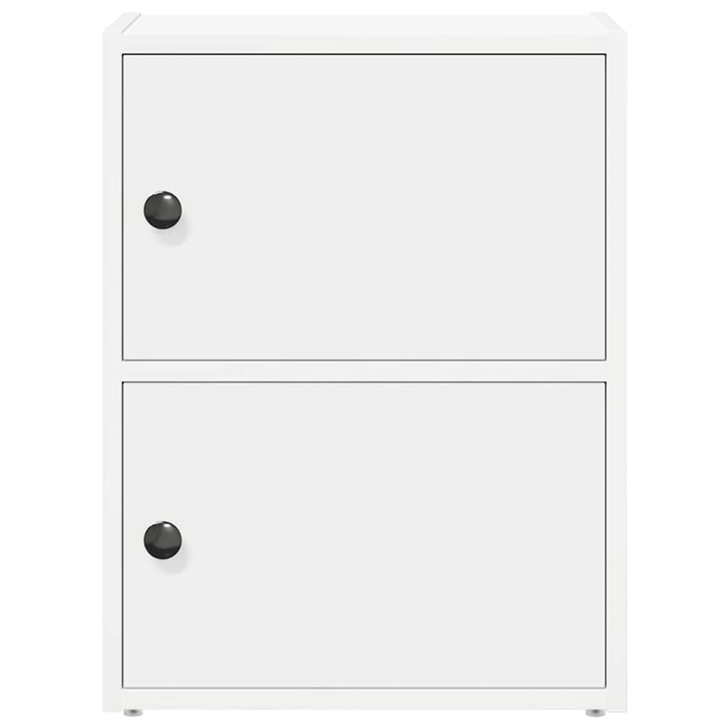 Boekenkast 40x24x52 cm bewerkt hout wit is nu te koop bij PeponiXL, paradijselijk wonen!