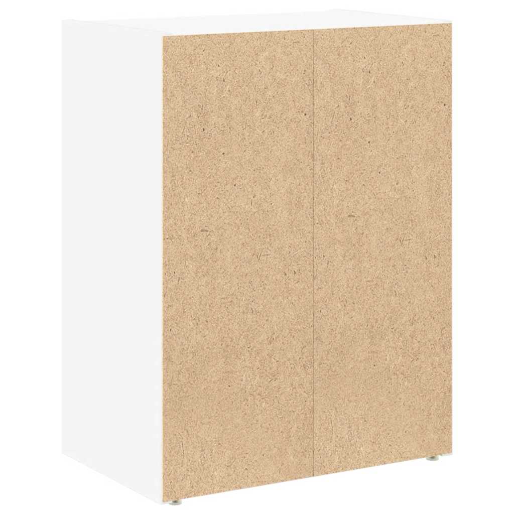 Boekenkast 40x24x52 cm bewerkt hout wit is nu te koop bij PeponiXL, paradijselijk wonen!