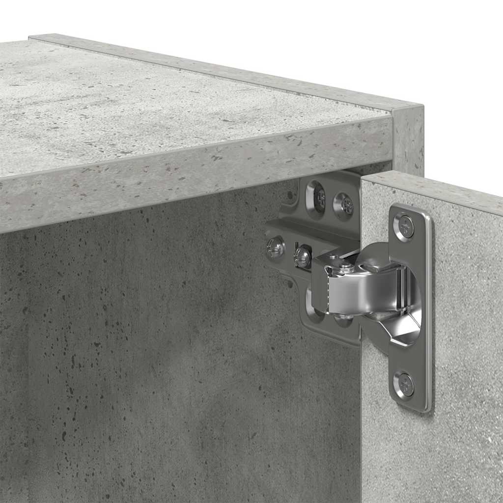 Boekenkast 40x24x52 cm bewerkt hout betongrijs is nu te koop bij PeponiXL, paradijselijk wonen!