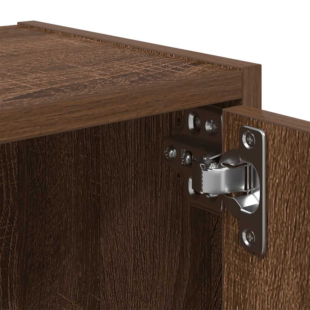 Boekenkast 40x24x77 cm bewerkt hout bruin eikenkleurig is nu te koop bij PeponiXL, paradijselijk wonen!