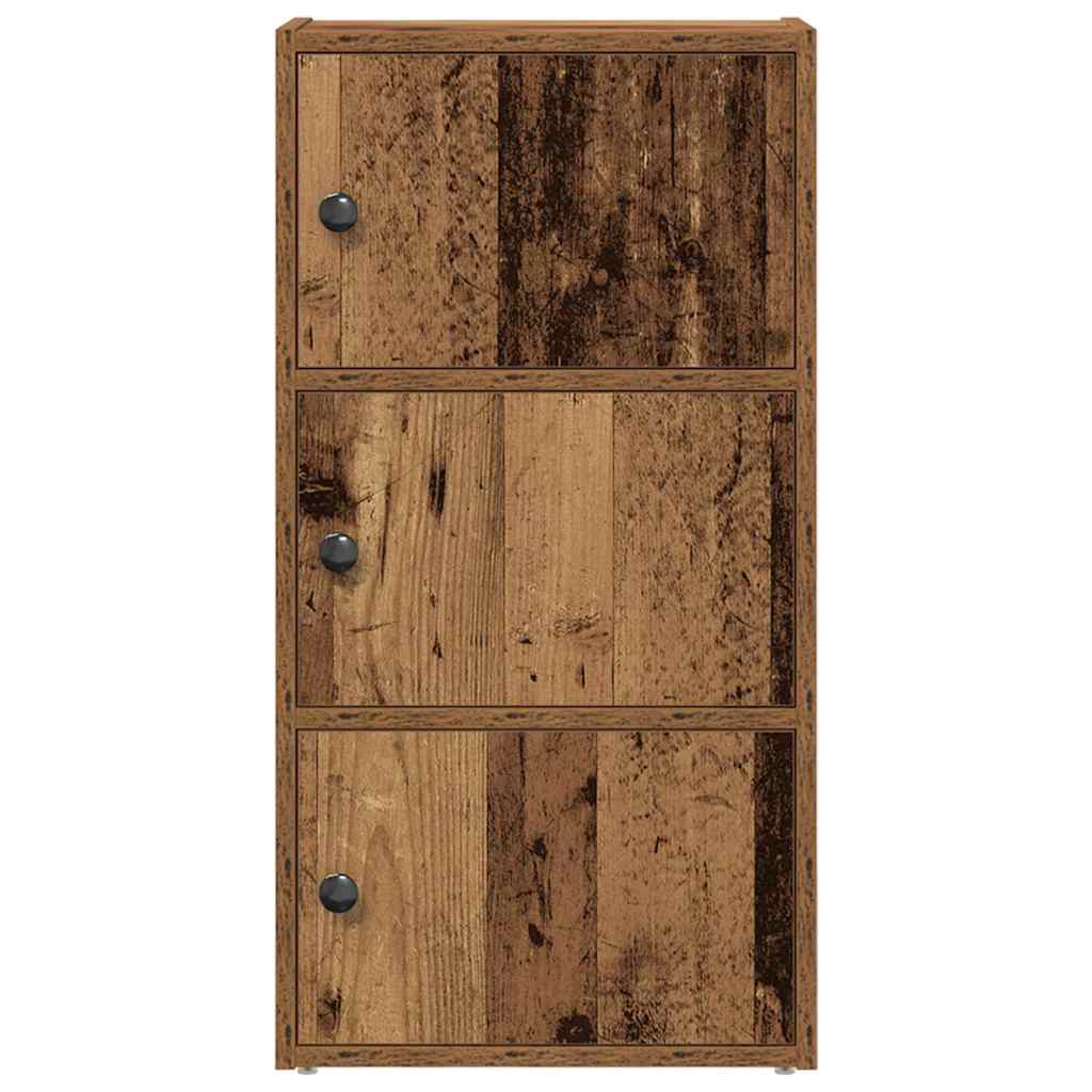 Boekenkast 40x24x77 cm bewerkt hout oud houtkleurig is nu te koop bij PeponiXL, paradijselijk wonen!