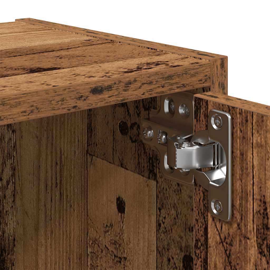 Boekenkast 40x24x77 cm bewerkt hout oud houtkleurig is nu te koop bij PeponiXL, paradijselijk wonen!