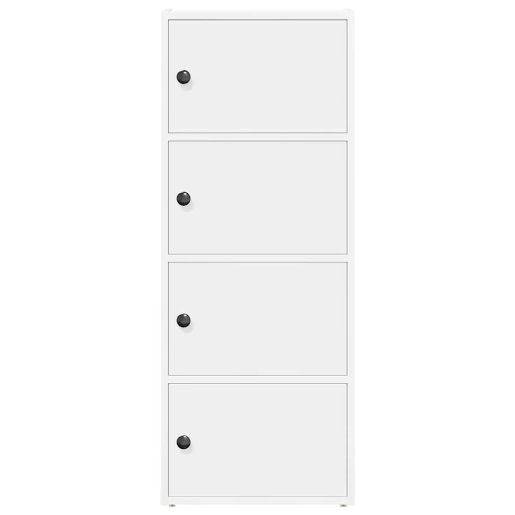 Boekenkast 40x24x102 cm bewerkt hout wit is nu te koop bij PeponiXL, paradijselijk wonen!