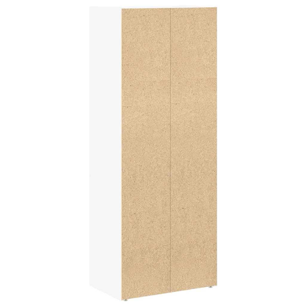 Boekenkast 40x24x102 cm bewerkt hout wit is nu te koop bij PeponiXL, paradijselijk wonen!