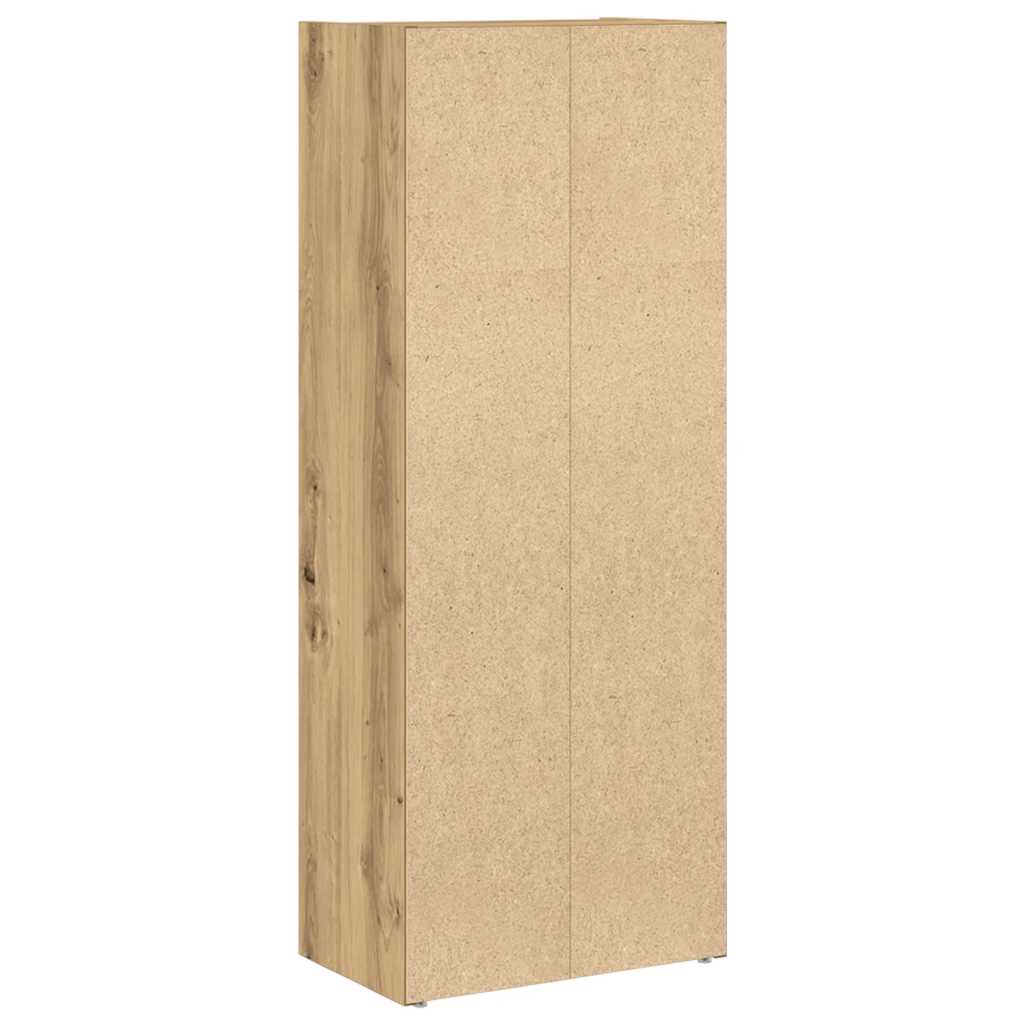 Boekenkast 40x24x102 cm bewerkt hout artisanaal eikenkleurig is nu te koop bij PeponiXL, paradijselijk wonen!